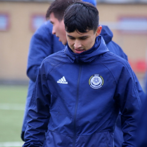 KAZAKHSTAN U-21 PRE-MATCH TRAINING SESSION - PHOTOS