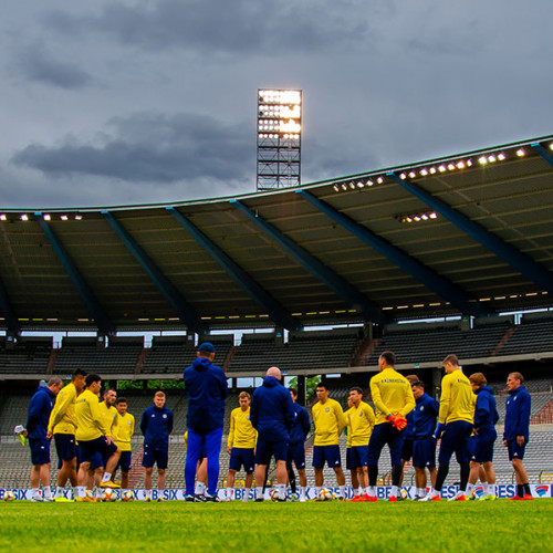 KAZAKHSTAN NATIONAL TEAM'S PRE-MATCH TRAINING SESSION - PHOTOS