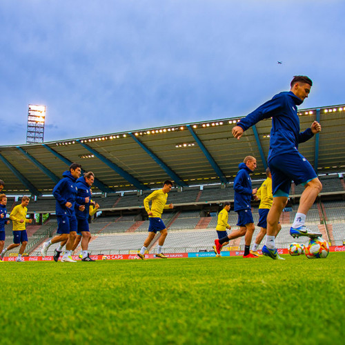 KAZAKHSTAN NATIONAL TEAM'S PRE-MATCH TRAINING SESSION - PHOTOS