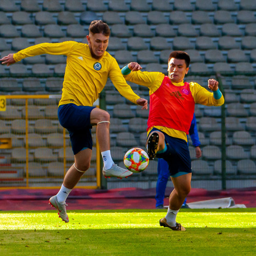KAZAKHSTAN NATIONAL TEAM'S PRE-MATCH TRAINING SESSION - PHOTOS