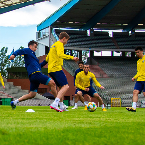 KAZAKHSTAN NATIONAL TEAM'S PRE-MATCH TRAINING SESSION - PHOTOS