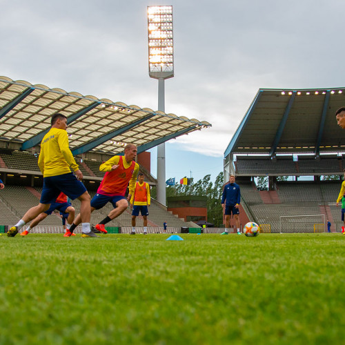 KAZAKHSTAN NATIONAL TEAM'S PRE-MATCH TRAINING SESSION - PHOTOS