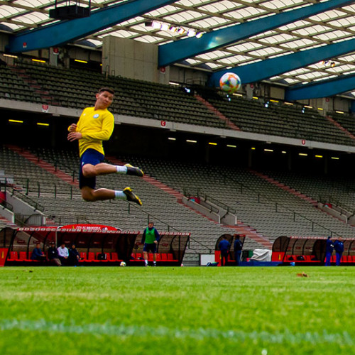 KAZAKHSTAN NATIONAL TEAM'S PRE-MATCH TRAINING SESSION - PHOTOS