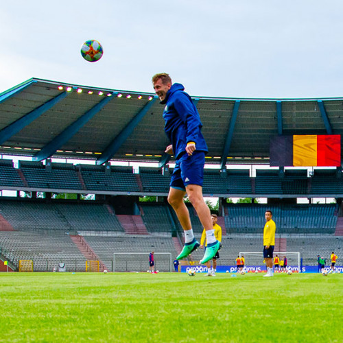 KAZAKHSTAN NATIONAL TEAM'S PRE-MATCH TRAINING SESSION - PHOTOS