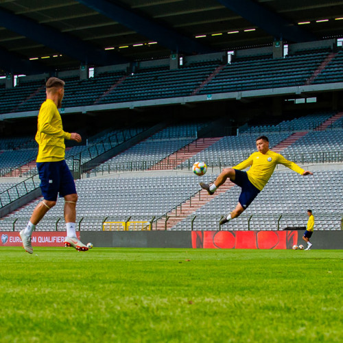 KAZAKHSTAN NATIONAL TEAM'S PRE-MATCH TRAINING SESSION - PHOTOS