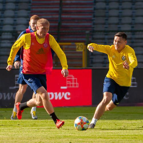 KAZAKHSTAN NATIONAL TEAM'S PRE-MATCH TRAINING SESSION - PHOTOS