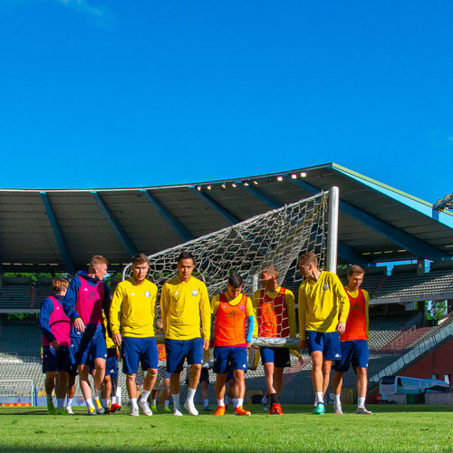 KAZAKHSTAN NATIONAL TEAM'S PRE-MATCH TRAINING SESSION - PHOTOS