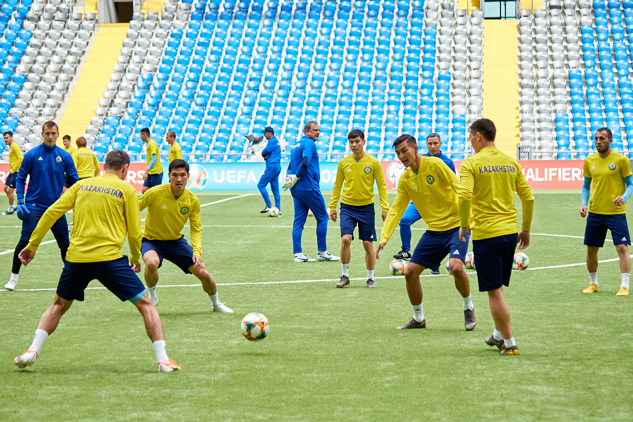 Kazakhstan Pre-match Training Session - Photos