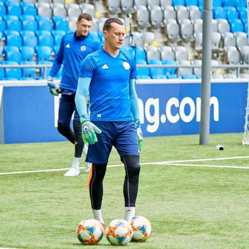 Kazakhstan Pre-match Training Session - Photos