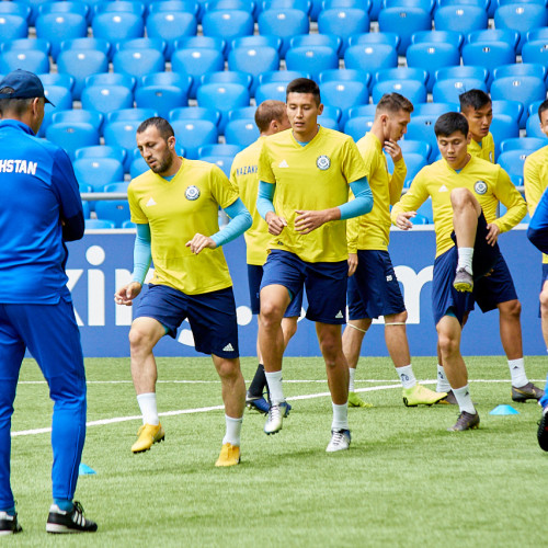Kazakhstan Pre-match Training Session - Photos