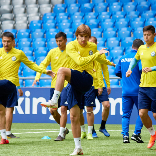Kazakhstan Pre-match Training Session - Photos