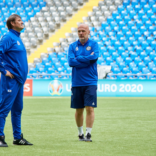Kazakhstan Pre-match Training Session - Photos