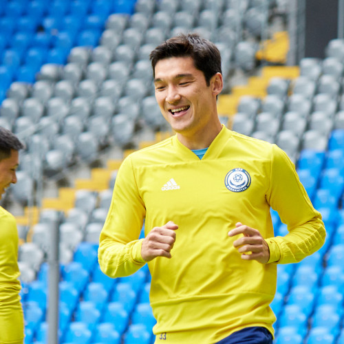 Kazakhstan Pre-match Training Session - Photos
