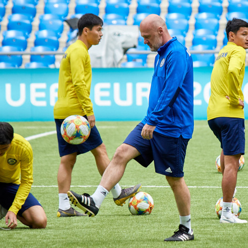 Kazakhstan Pre-match Training Session - Photos