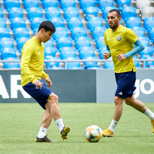 Kazakhstan Pre-match Training Session - Photos