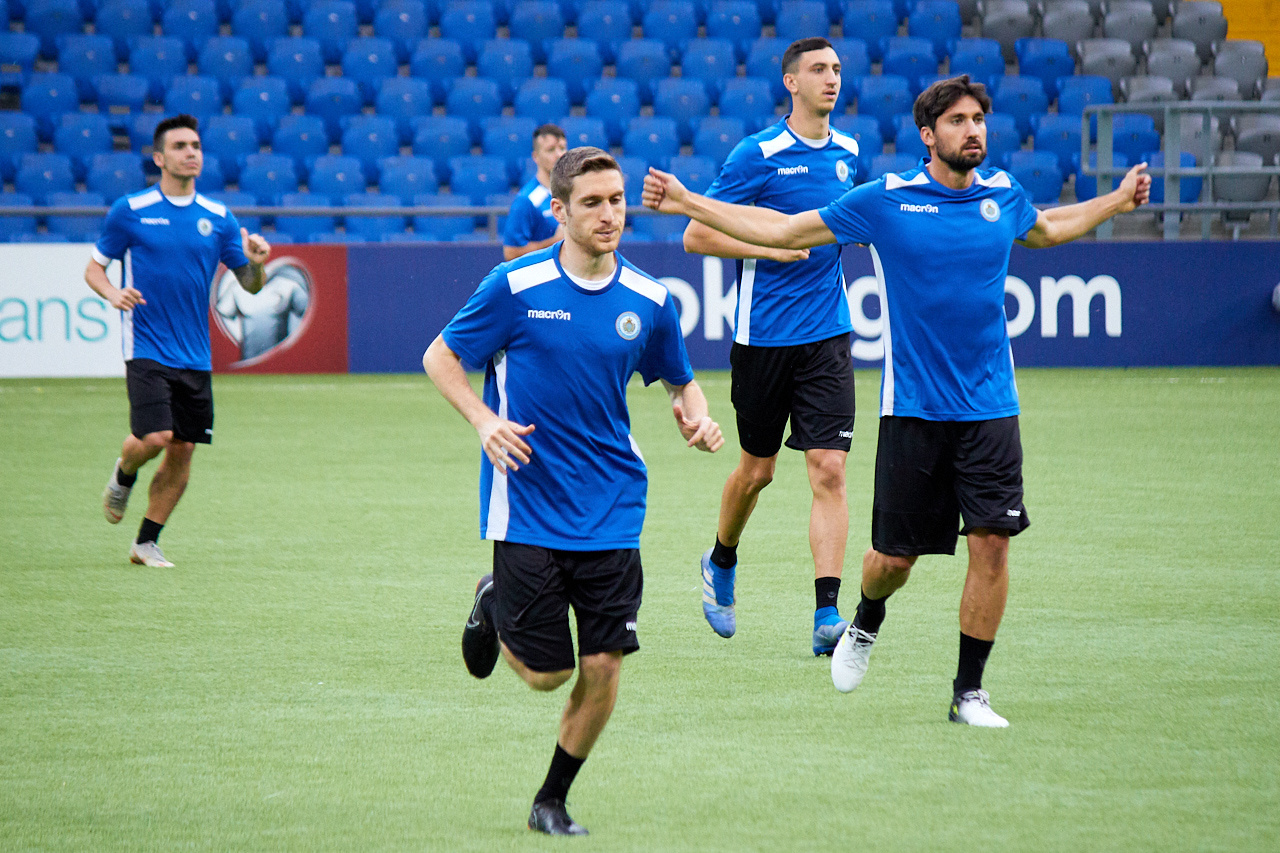 San Marino Pre-match Training Session - Photos