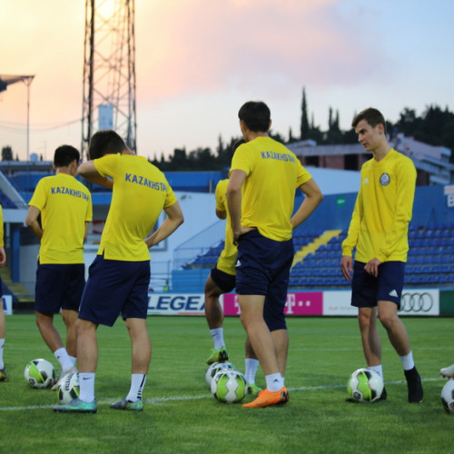 Kazakhstan U21 pre-match training session - Photos