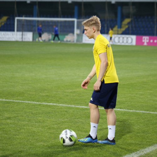 Kazakhstan U21 pre-match training session - Photos
