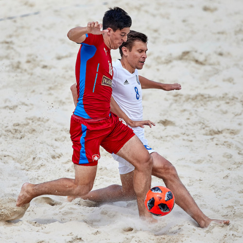 Kazakhstan Beach Soccer Team Beat Czech Republic