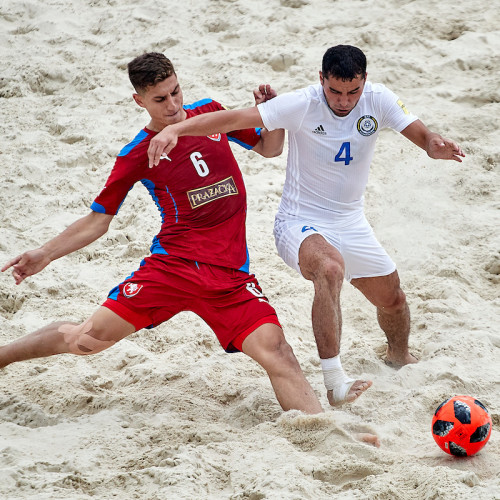 Kazakhstan Beach Soccer Team Beat Czech Republic