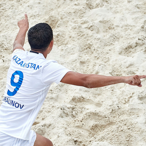 Kazakhstan Beach Soccer Team Beat Czech Republic