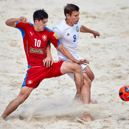 Kazakhstan Beach Soccer Team Beat Czech Republic