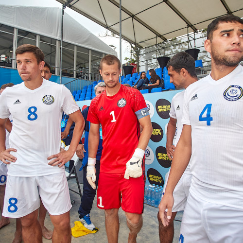 Kazakhstan Beach Soccer Team Lost to Italy