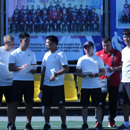 Vladimir Nikitenko Visits  'Aktobe' Football Center