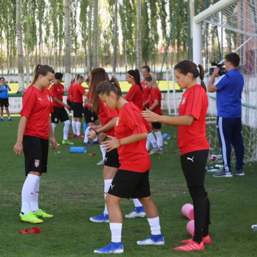 Pre-match Training Session of the Serbia Women's Team - Photos