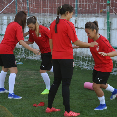 Pre-match Training Session of the Serbia Women's Team - Photos