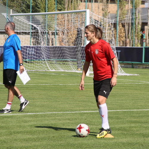 Pre-match Training Session of the Serbia Women's Team - Photos