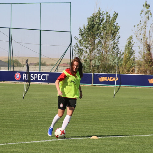 Pre-match Training Session of the Serbia Women's Team - Photos