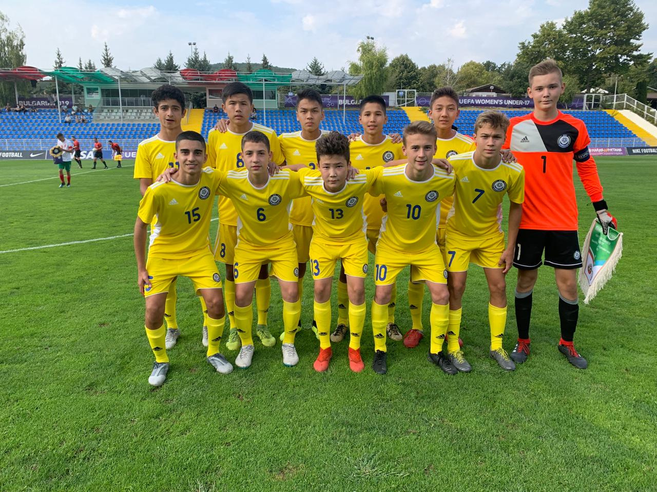Казахстан U-15 сыграл первый матч на «Кубке Развития УЕФА»