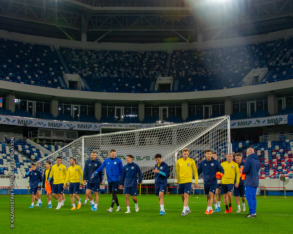 Pre-Match Training Session of the Kazakhstan National Team - Photos