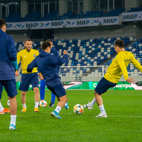 Pre-Match Training Session of the Kazakhstan National Team - Photos