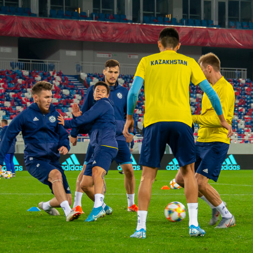 Pre-Match Training Session of the Kazakhstan National Team - Photos
