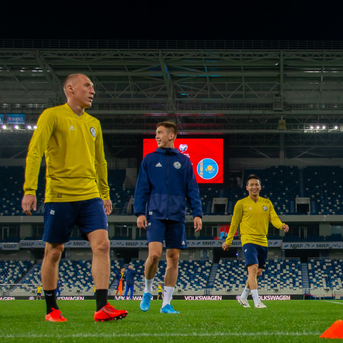 Pre-Match Training Session of the Kazakhstan National Team - Photos