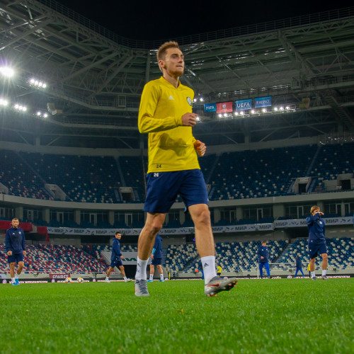 Pre-Match Training Session of the Kazakhstan National Team - Photos