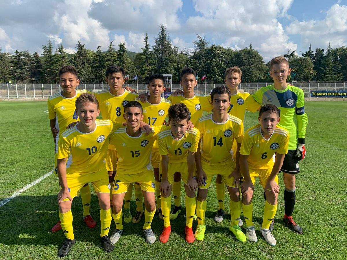 Сборная Казахстана U-15 завершила выступление на «Кубке Развития УЕФА»