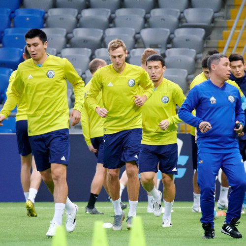Kazakhstan national team pre-match training session - Photos