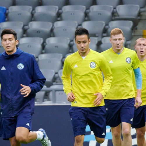 Kazakhstan national team pre-match training session - Photos
