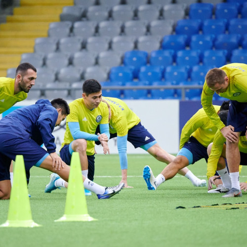Kazakhstan national team pre-match training session - Photos