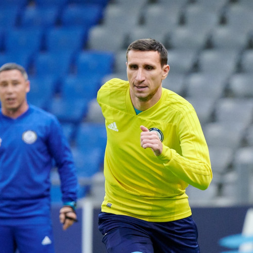 Kazakhstan national team pre-match training session - Photos