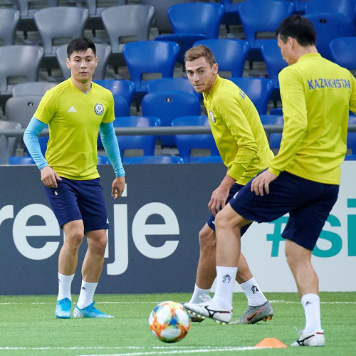 Kazakhstan national team pre-match training session - Photos