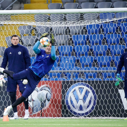 Kazakhstan national team pre-match training session - Photos