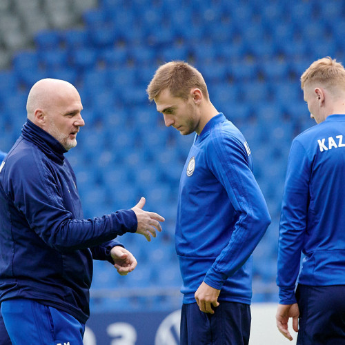 Kazakhstan national team pre-match training session - Photos