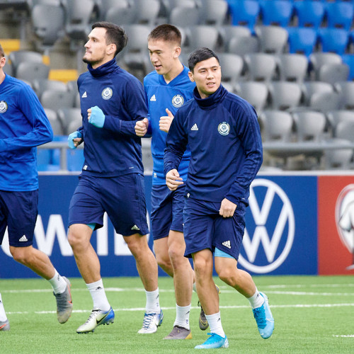 Kazakhstan national team pre-match training session - Photos