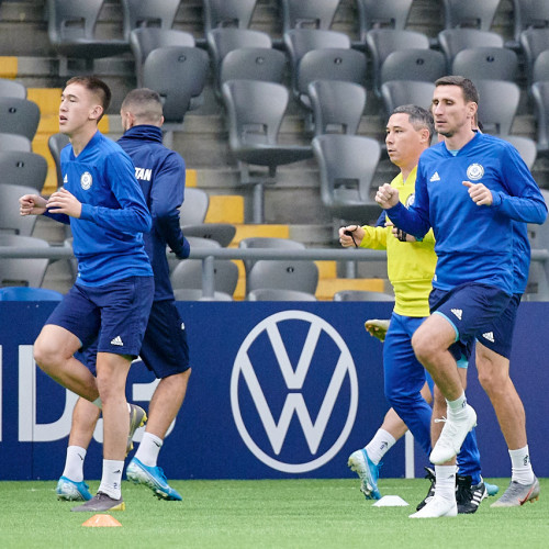 Kazakhstan national team pre-match training session - Photos