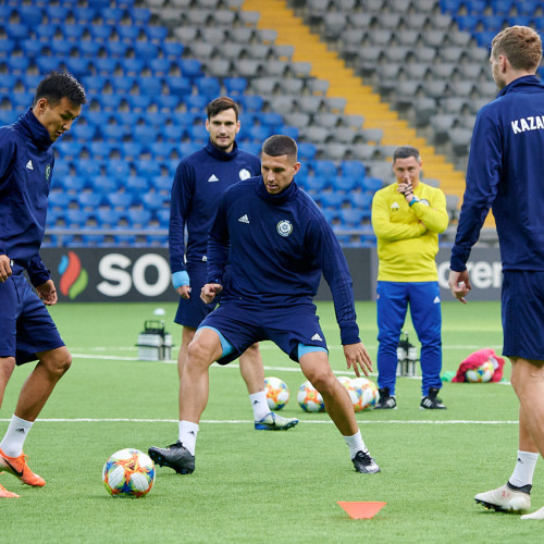 Kazakhstan national team pre-match training session - Photos