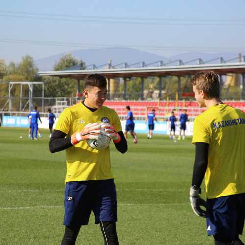 Kazakhstan U21 Pre-match training session - Photos